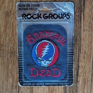 Vintage Grateful Dead Iron-On Denim Patch